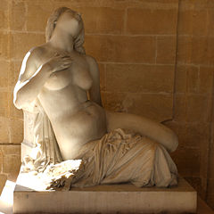 James Pradier, Cassandra Taking Refuge at the Foot of the Altar.