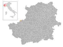 Localisation de Montcenis