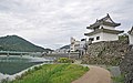 苧綿櫓と肱川、冨士山
