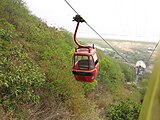 Ropeway car at Kailasagiri