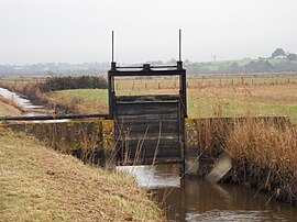 Lock on Frossay Marsh