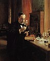 Portrett av Louis Pasteur. 1885