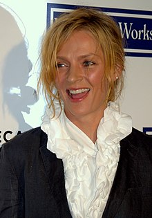 L'actriz, modelo, productora, guionista y cantaire estausunidense Uma Thurman, en una imachen de 2009.