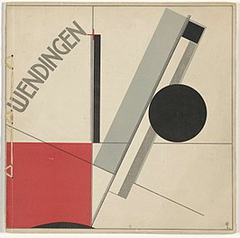 Wendingen 1921-11, 1ste van 8 F.L.Wright uitgaven (omslag El Lissitzky)