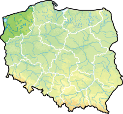 Location within Poland