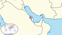 Map of Bahrain