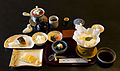 Breakfast at Tamahan Ryokan, Kyoto, Japan