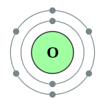 氧的電子層（2, 6）