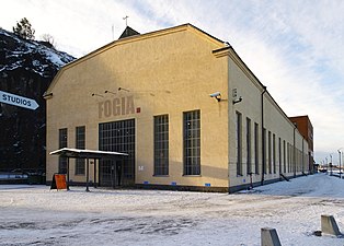 Före detta Finnboda ångmaskinverkstad (nu Fogia).