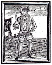 Bartholomew Roberts, Holzschnitt