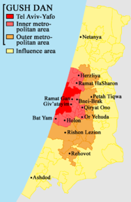 Poziția localității Tel Aviv-Yafo