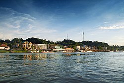 The Kapit town skyline