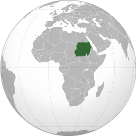 Розташування Судану