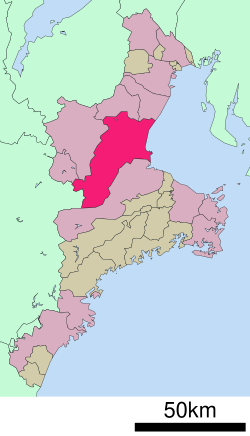 Location of Tsu