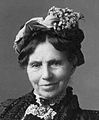 Clara Barton circa 1905 photographed in Boston, Massachusetts.