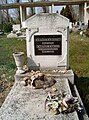 Kárpáti Károly régi sírja Budapesten. Kozma utcai izraelita temető 5B-5-31.