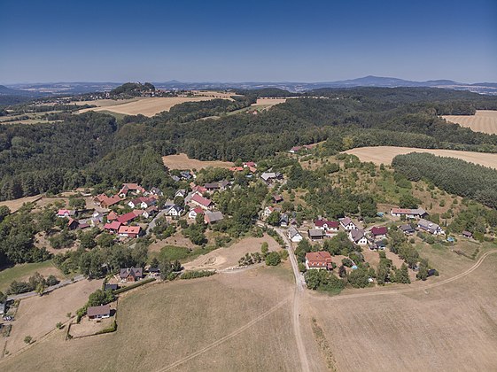 Vysker : vue aérienne.