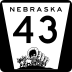 State Highway 43 marker