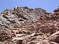 Ultimii metri de urcat pe Muntele Sinai.