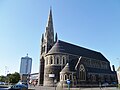 St Mark's Church, Leicester, 1869–72 by Ewan Christian, view of the north side, the one-bay western extension of 1903–4 by E.C. Shearman (1859–1939) can be seen on the right[124]