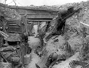 אנשי הגדוד ה-11 של רגימנט צ'שיר ליד לה בויסל, 1916