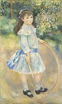 Pierre-Auguste Renoir, Çemberli kız, 1885, National Gallery of Art, Washington, D.C.