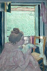 Maternité devant la mer ou Maternité au Pouldu (1899), musée des beaux-arts de Pont-Aven.