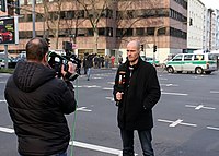 Repórter da N24 (Alemanha).