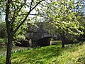 Pont-aqueduc de Mingot enjambant la rivière de l'Aron.