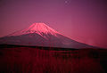 View from the west, near the boundary between Yamanashi and Shizuoka Prefectures