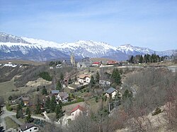 Skyline of Monteynard