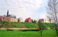 English: General view from the Vistula river Polski: Panorama od strony Wisly