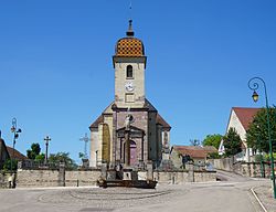 Skyline of Genevrey