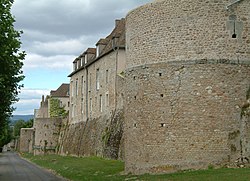 Skyline of Autun