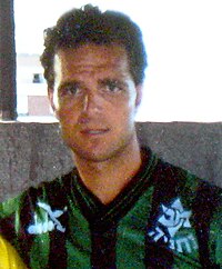 אבי כהן ב-1990 כעוזר מאמן מכבי נתניה