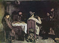 گوستاو کوربت ، پس از شام در اورنس ، ۱۸۴۹