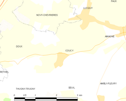 Coucy – Mappa