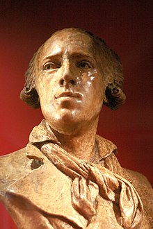 Bust of Claude Joseph Rouget de Lisle, by David d'Angers (1788-1856). Wax. On display at Strasbourg Historical Museum, accession number 88.2007.0.4.