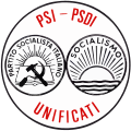 Simbolo del PSI-PSDI Unificati dal 1966 al 1969