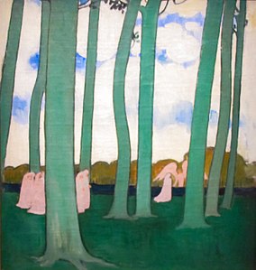 Arbori verzi, de Maurice Denis, 1893