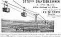 1895: Ottosche Drahtseilbahn mit handbetätigten Schraubstockkupplungsapparaten