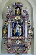 Retable de saint Arbogast et ses statues (XVIIIe).