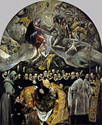 Grekoa: Orgazko kondearen ehorzketa, 1586-1588 Santo Tomé Eliza, Toledo
