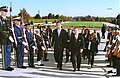 With U.S. Secretary of Defense William Cohen (center right) on November 4, 1999