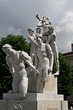 Denkmal für die verunglückten Steinbrucharbeiter in Carrara