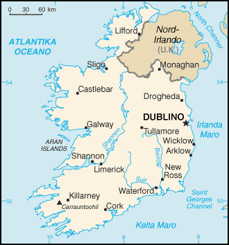 Mapo de Irlando