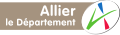 Logo du conseil général puis départemental de l'Allier de septembre 2013 à avril 2022.
