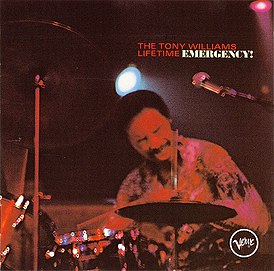 Обложка альбома The Tony Williams Lifetime «Emergency!» (1969)