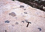 Ksenoliti granodiorita (Little Cottonwood Canyon, Utah, ZDA)