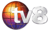 22 Şubat 1999-2003 yılları arasında kullanılan TV8 logosu.